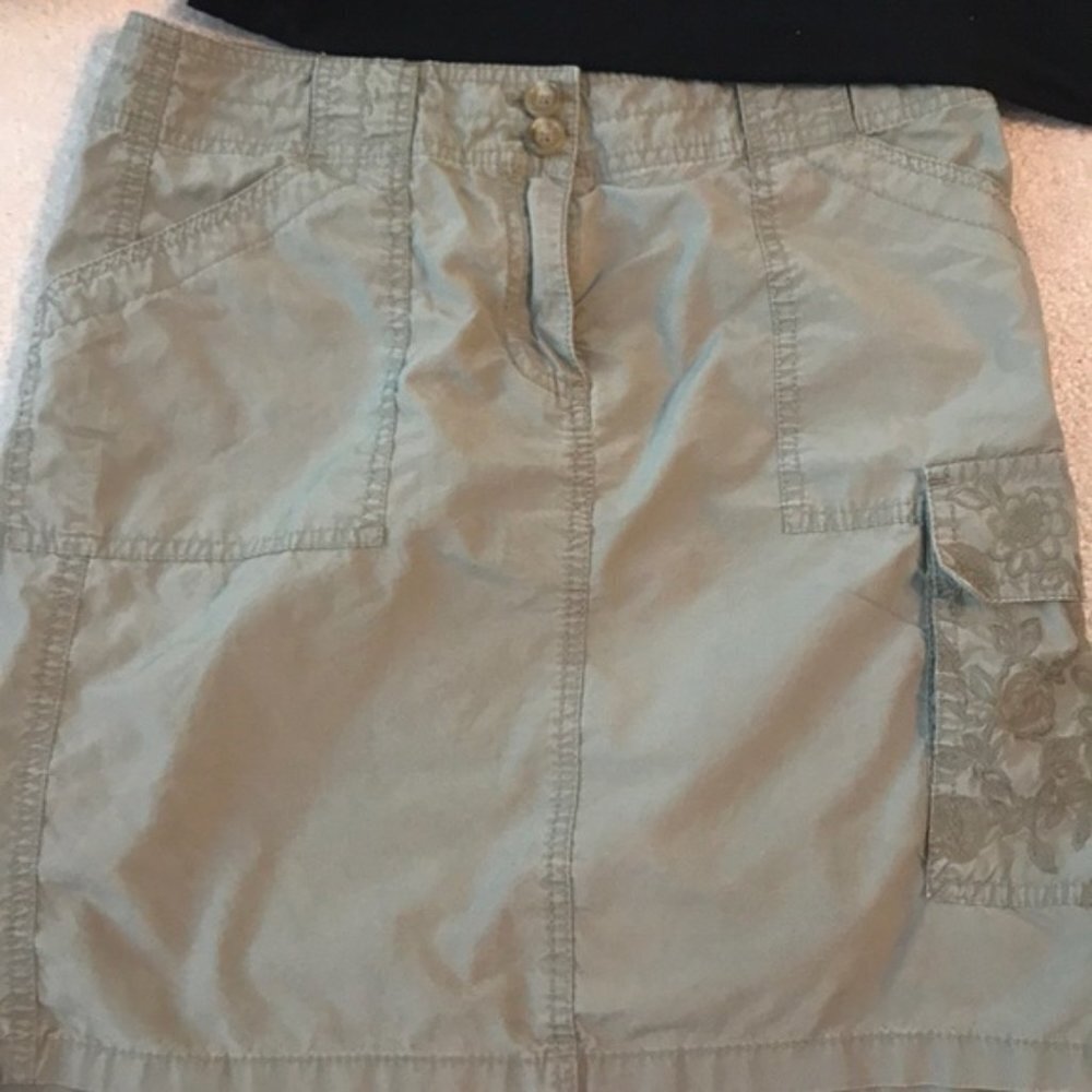 Ann Taylor Army Green Skirt